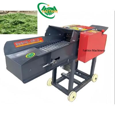Grass Silage Chopper Diesel Engine 6-Blade Tractor Mounted Chaff Cutter and Grain Grinder