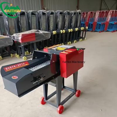 Straw Crusher Poultry Animal Feed Making Grass Shredder Silage Chopper Chaff Cutter