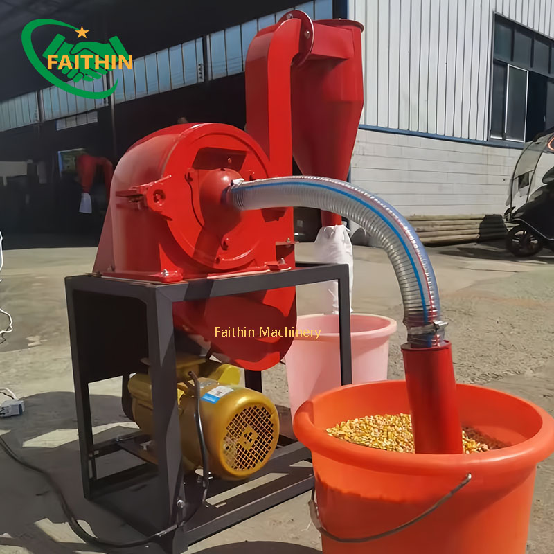 High Quality Corn Maize Self-Priming Grain Grinder Machine Soybean Disc Mill