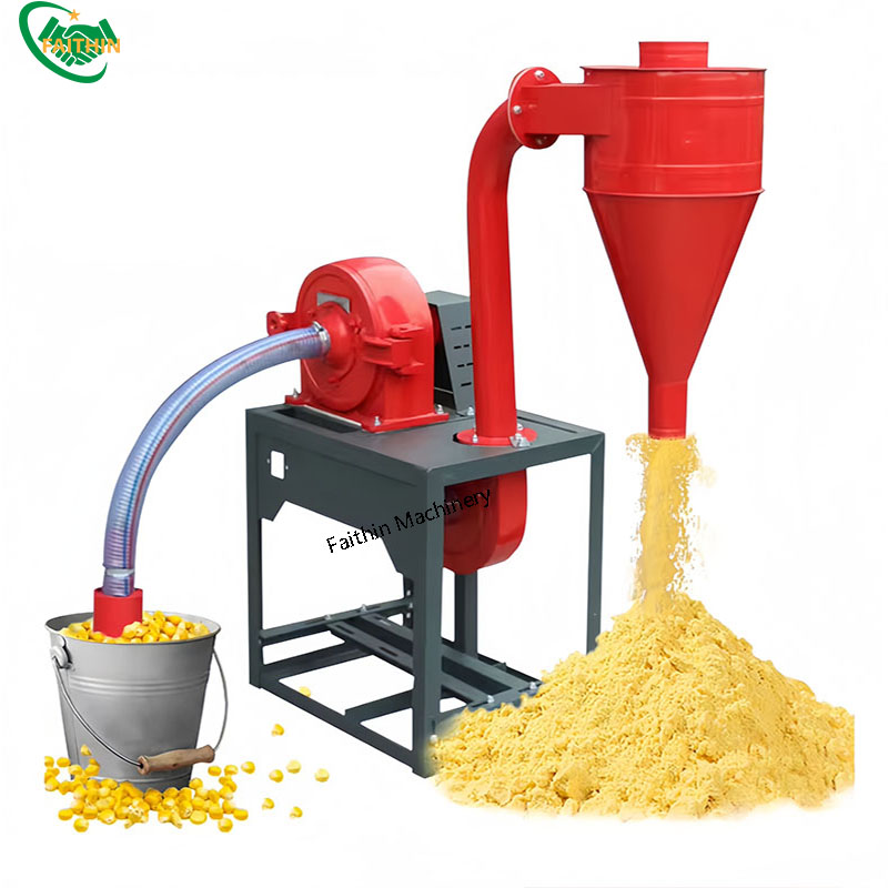 Self-Priming Grinder Corn Flour Grinding Machine Wheat Flour Disc Milling Machine