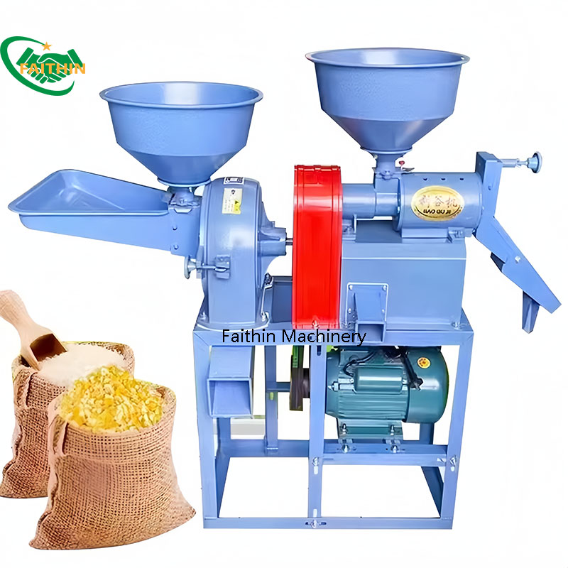 Household Grain Processing Rice Milling Machine Combined Mill and Grind Machine for Rice