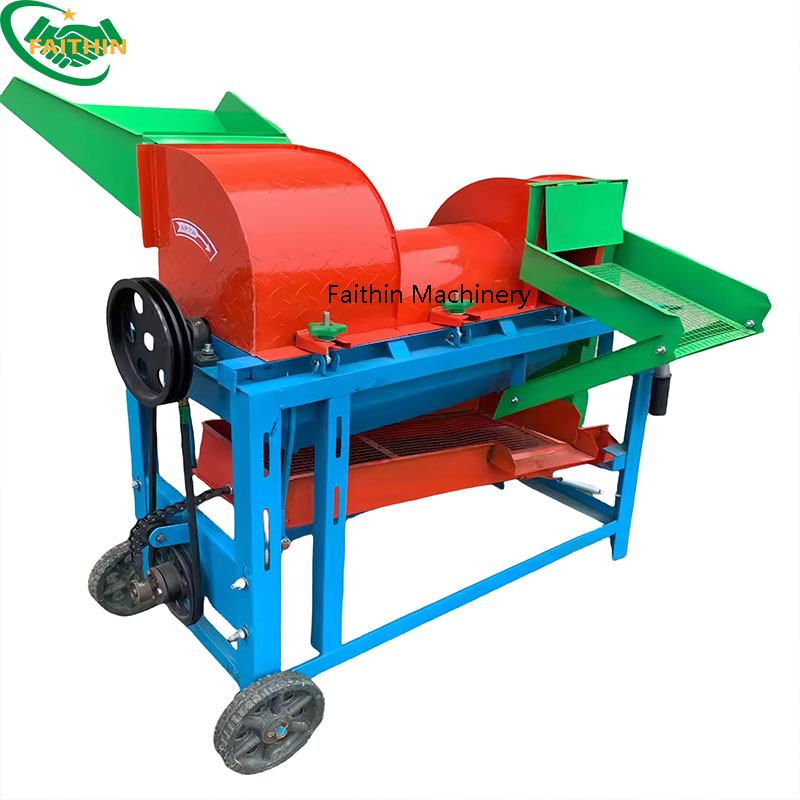 Household Small Corn Thresher Fully Automatic Electric Corn Peeler Thresher Thickened Peeling Machine