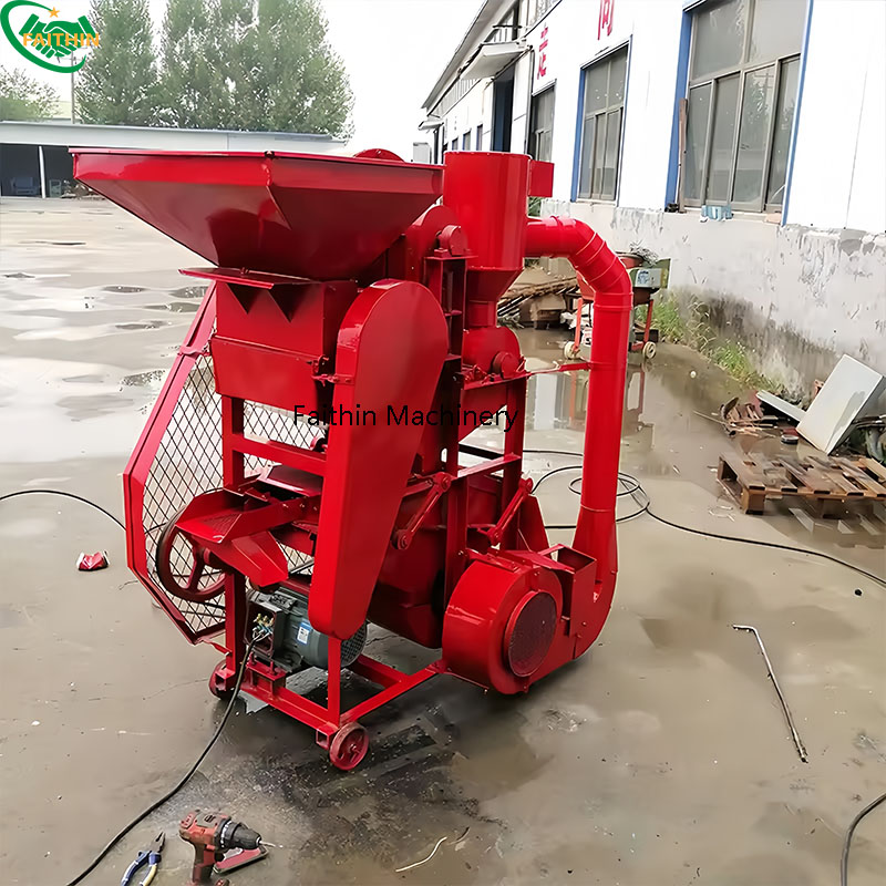 Factory Price Groundnut Husk Shelling Equipment Peanut Shucking Machine