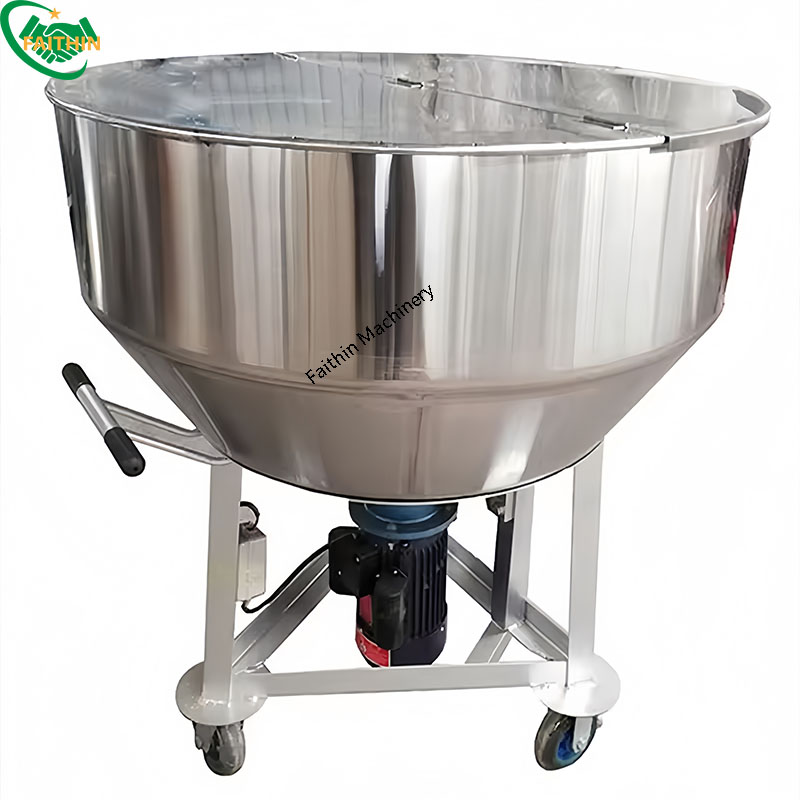 Best Selling Animal Feed Grinder Mixer Mixing Machine Flat Mouth Blending Machine