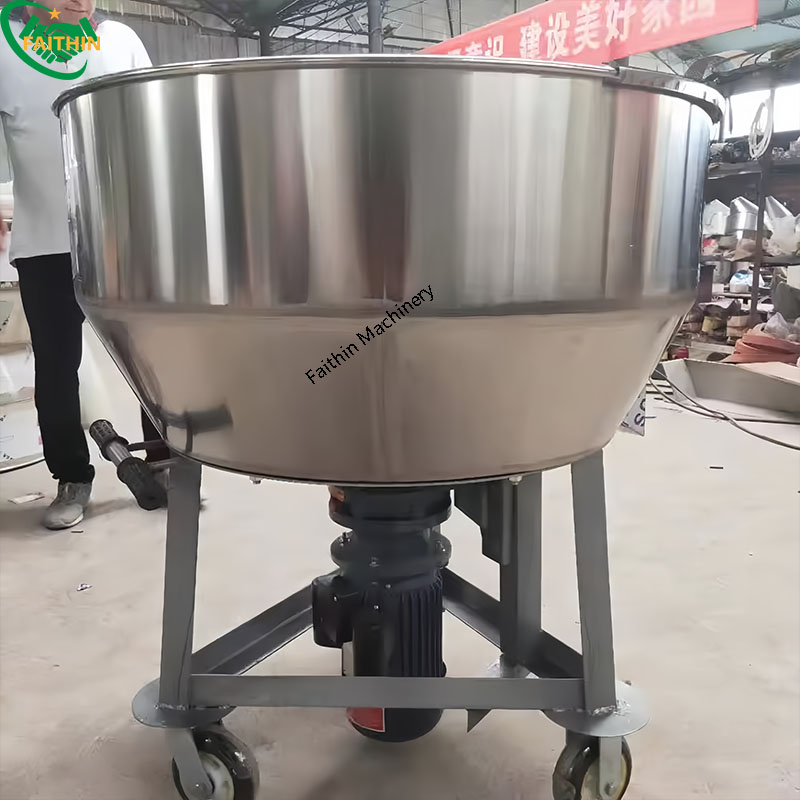 Good Selling Pig Poultry Feed and Mixer Grinder Machine Movable Flat Mouth Feed Mixer