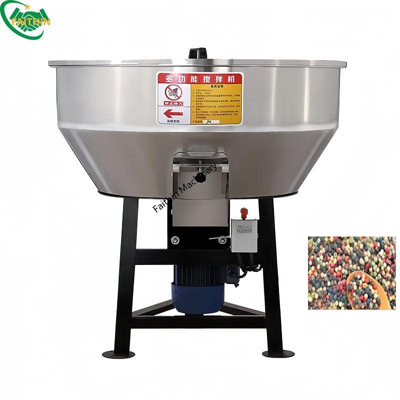 Stainless Steel Poultry Pig Feed Mixer Household Small Animal Feed Mixer