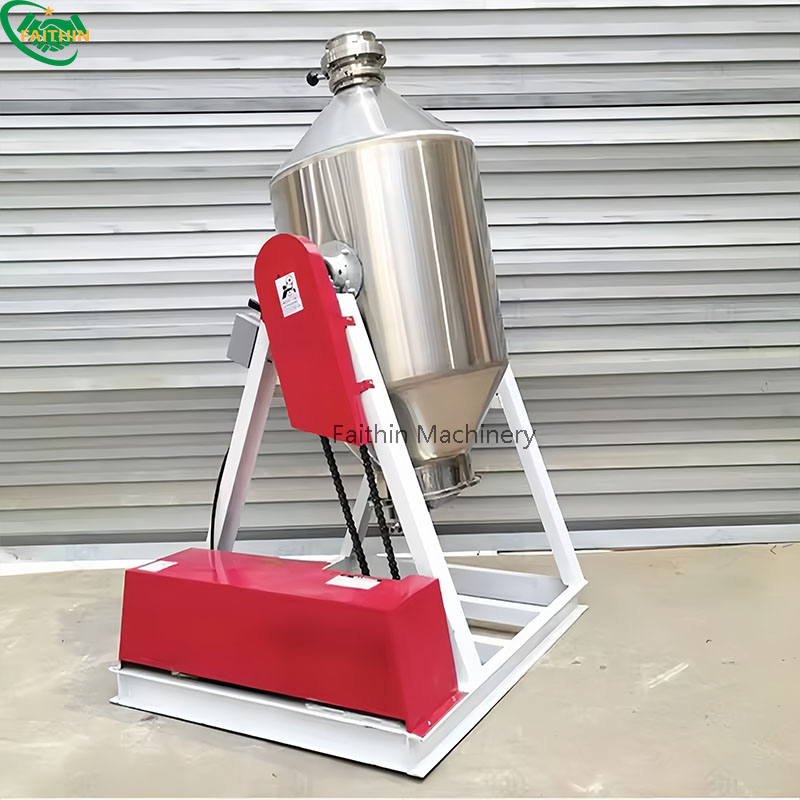 Drum Spice Mixer Coffee Tank Bin Herb Spice Cassava Flour Mixer