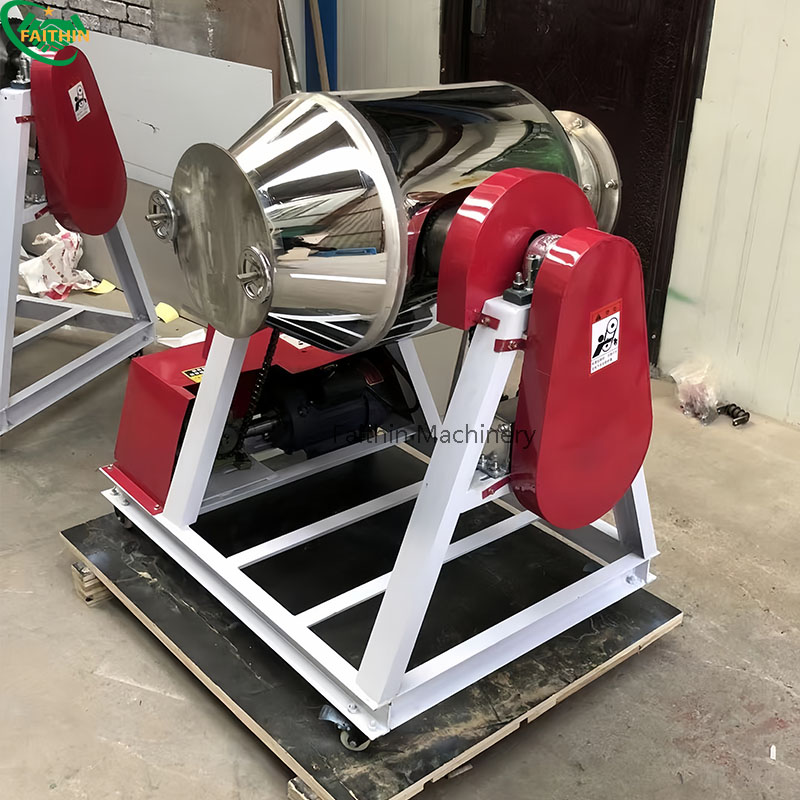 Electric Dry Powder Mixing Machine Rotary Mixer Machine Stainless Steel Mixer
