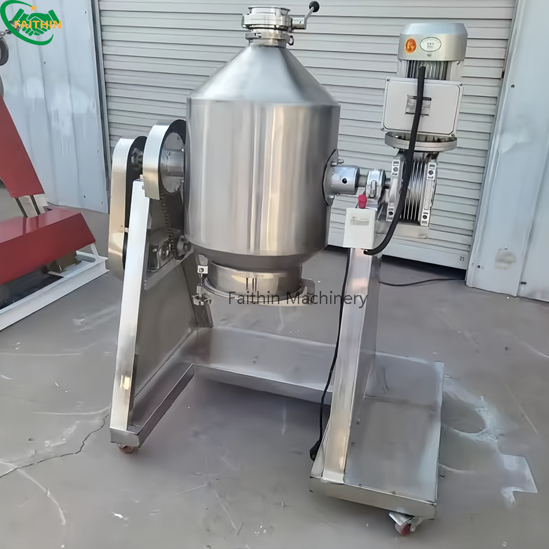 360 Degree Rotary Waist Drum Blender Machine Dry Mixer Machines