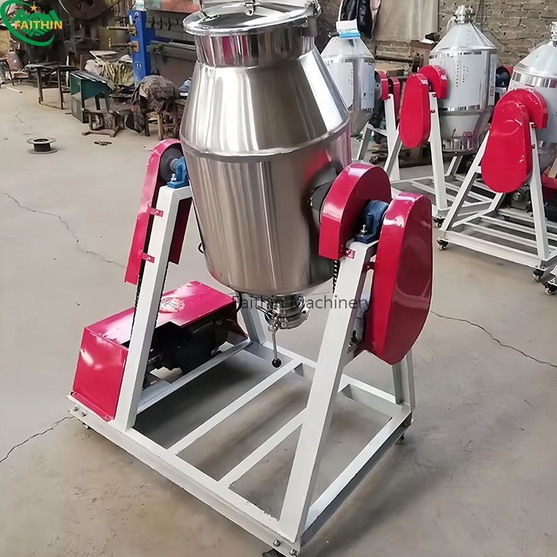 Good Quality Double Cone Dry Powder Drum Mixer Machine Powder Blender