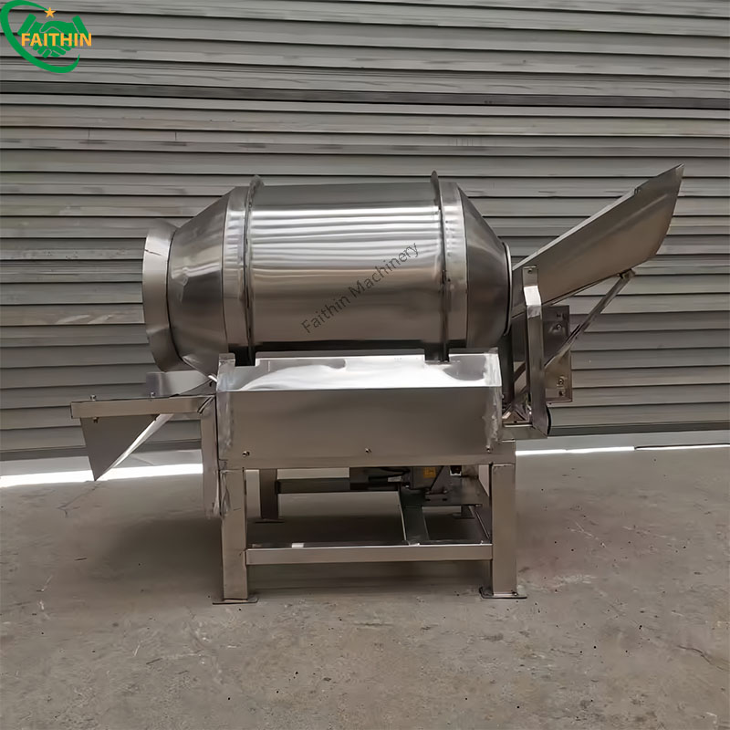 Horizontal Rapeseed Sunflower Grain Maize Seed Treated Coating Machine