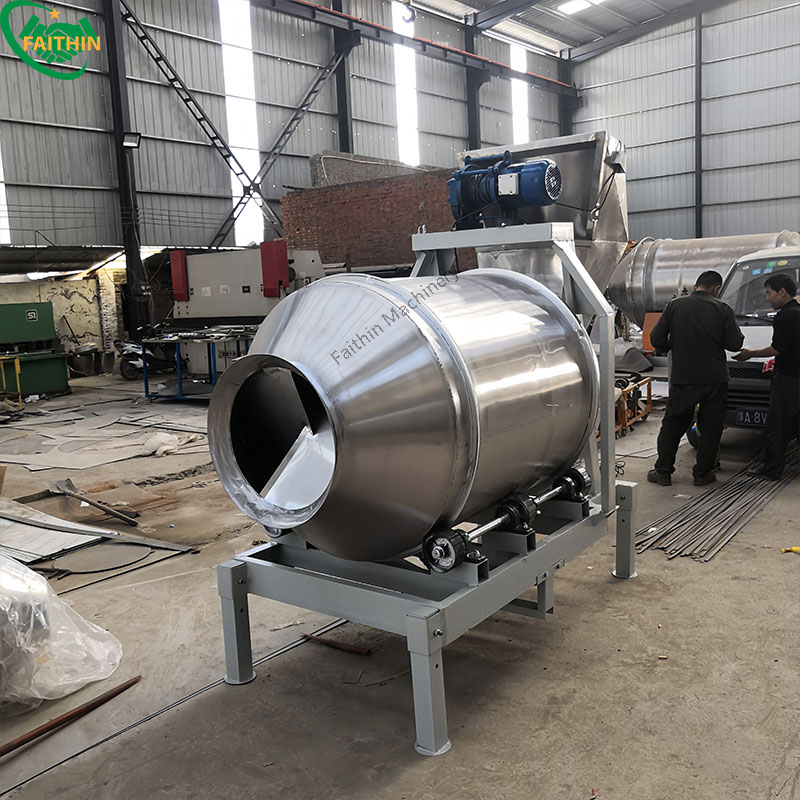 Automatic Food Powder Mixer Machine Drum Mixer Blend Meat Tumbler Mixer for Sale