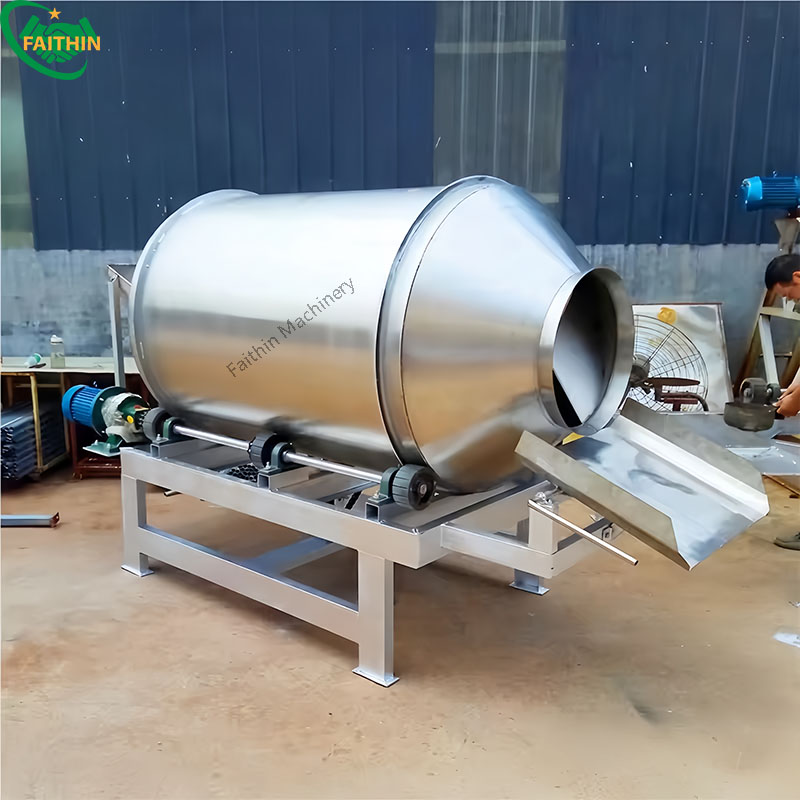 Manufacturer′s Multi-Functional Customized Stainless-Steel Powder Drum Mixer Kimchi Drum Mixer Spicy Sauce Mixer