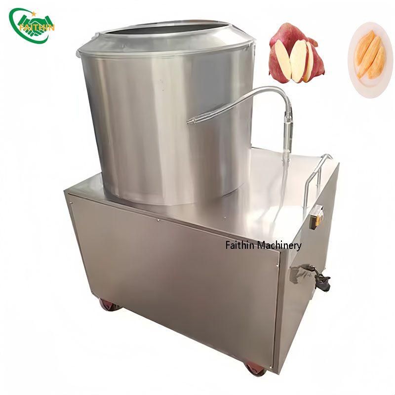 High Quality Sweet Potato Peeling Machine Electric Potato Washer and Peeler for Sale
