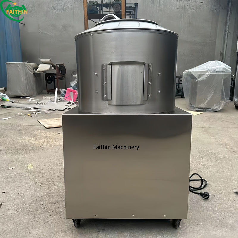 Hygienic Skin Scraper High-Output Potato Peeling Equipment Low Maintenance Potato Peeler