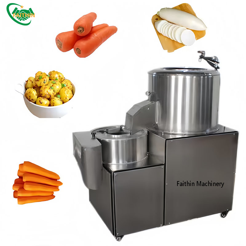 Hot Sale Sweet Potato Washing Peeling and Slicing Cutting Machine Potato Chips Making Machine
