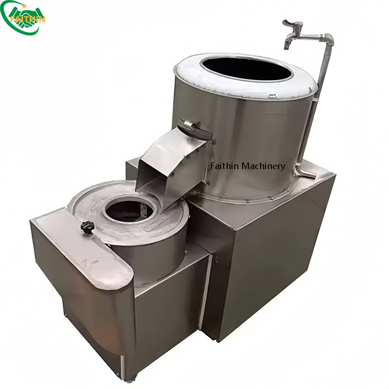 2024 Professional Cutting 300kg/Hour Potato Chips Automatic Washing Peeling Slicer Machine
