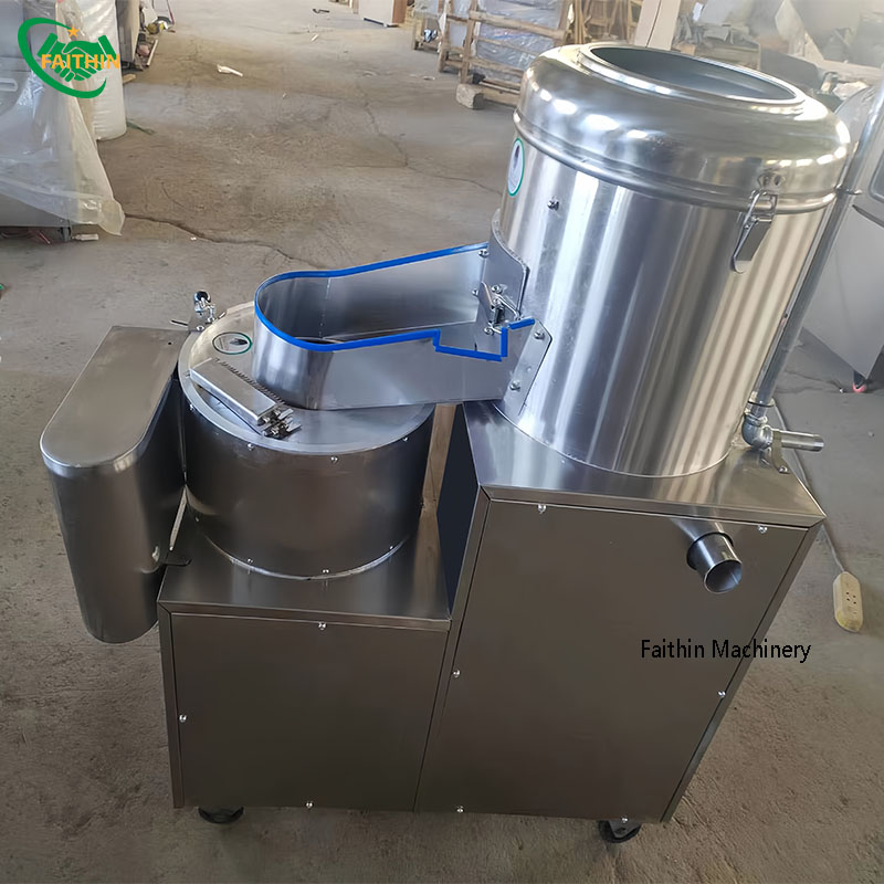 Electric Potato Chips Cutting Machine Potato Washing Peeling and Slicing Machine for French Fries