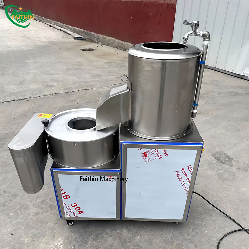 Onion Carrot Potato Radish Potato Washing Peeling and Cutting Machine for Sale