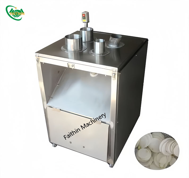 Automatic Commercial Plantain Banana Cutter Slicing Onion Fruit Cassava Cutting Tomato Slicer Machine