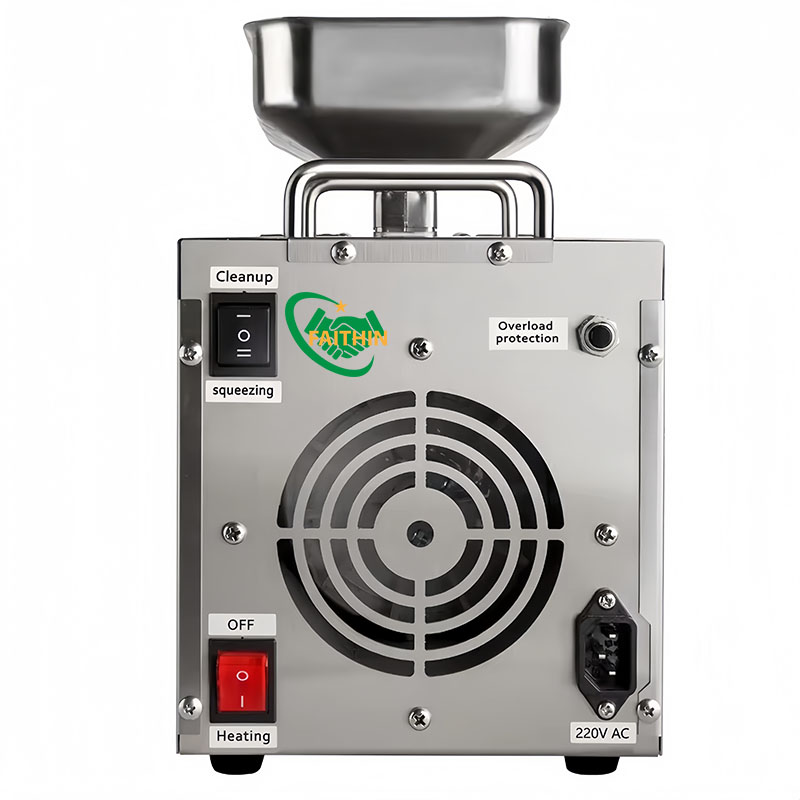Home Use Oil Making Machine Small Coconut Walnut Nut Soybean Sunflower Cocoa Cold Screw Oil Press Machine
