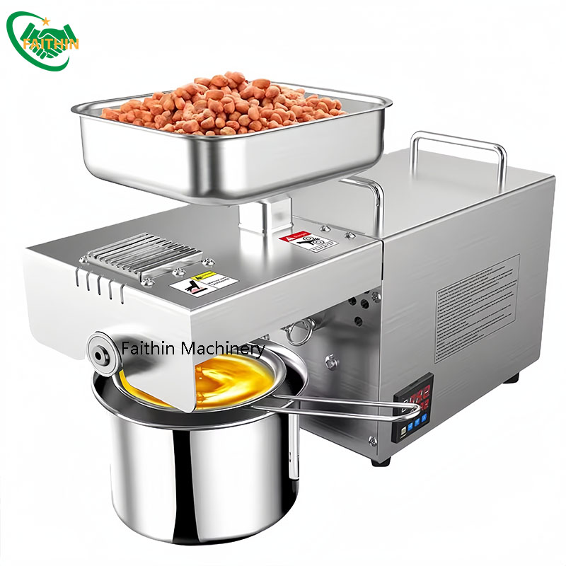 High Speed Mini Avocado Oil Pressers Peanut Oil Making Machine Sesame Coconut Cold Screw Oil Press Machine
