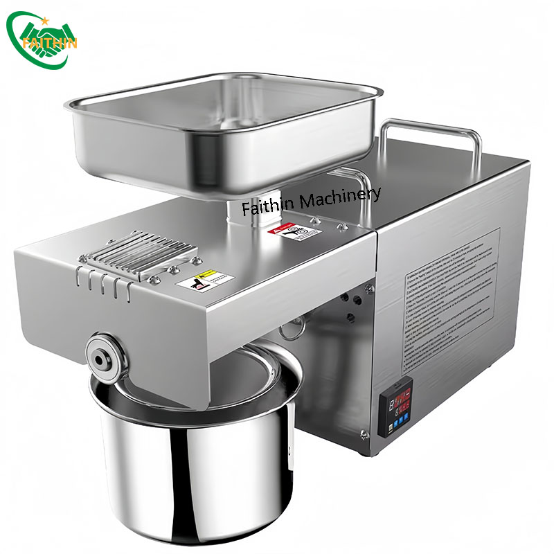 Full Stainless Steel Commercial Cold Press Oil Expeller Rapeseed Automatic Groundnut Combined Oil Press Machine