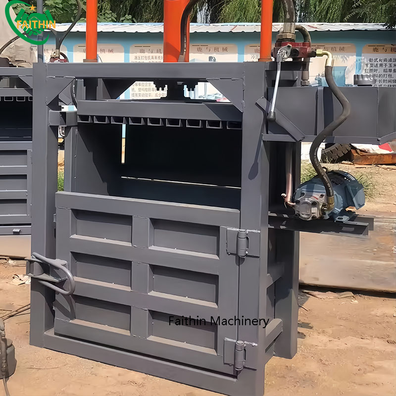 High Quality Waste Metal Baler Shavings Compactor Baling Machinery Vertical Baler