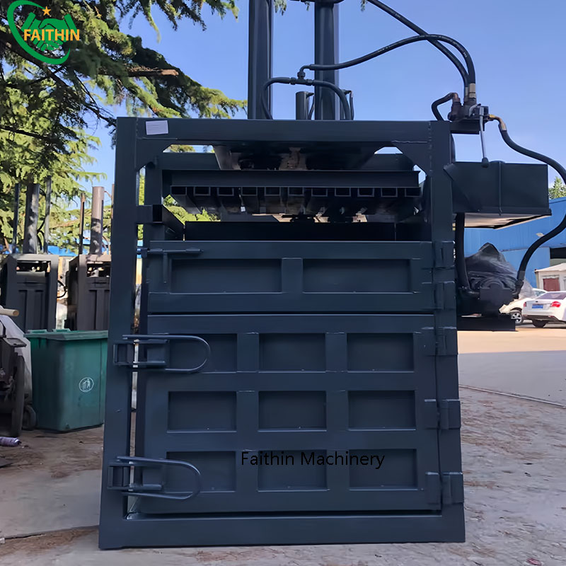 Hydraulic Square Silage Hay Vertical Baler Price Vertical Hydraulic Baler