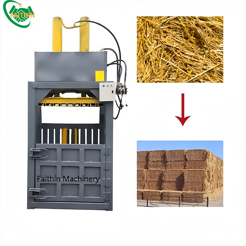 Hydraulic Waste Paper Baling Machine Good Price Vertical Baler Machine