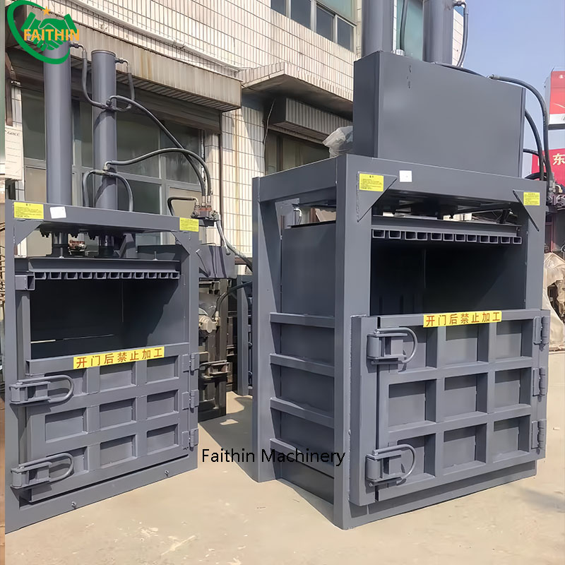 Vertical Hydraulic Cardboard Box Baling Press Waste Paper Baler Machine