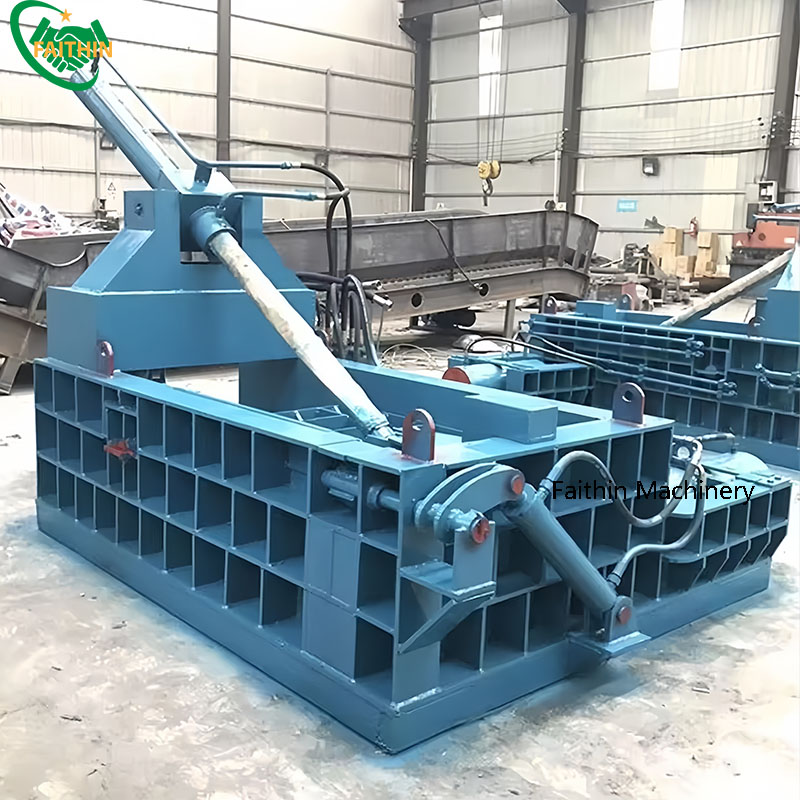 Wholesale Made in China Hydraulic Mobile Metal Baler Compactor Baling Press Machine