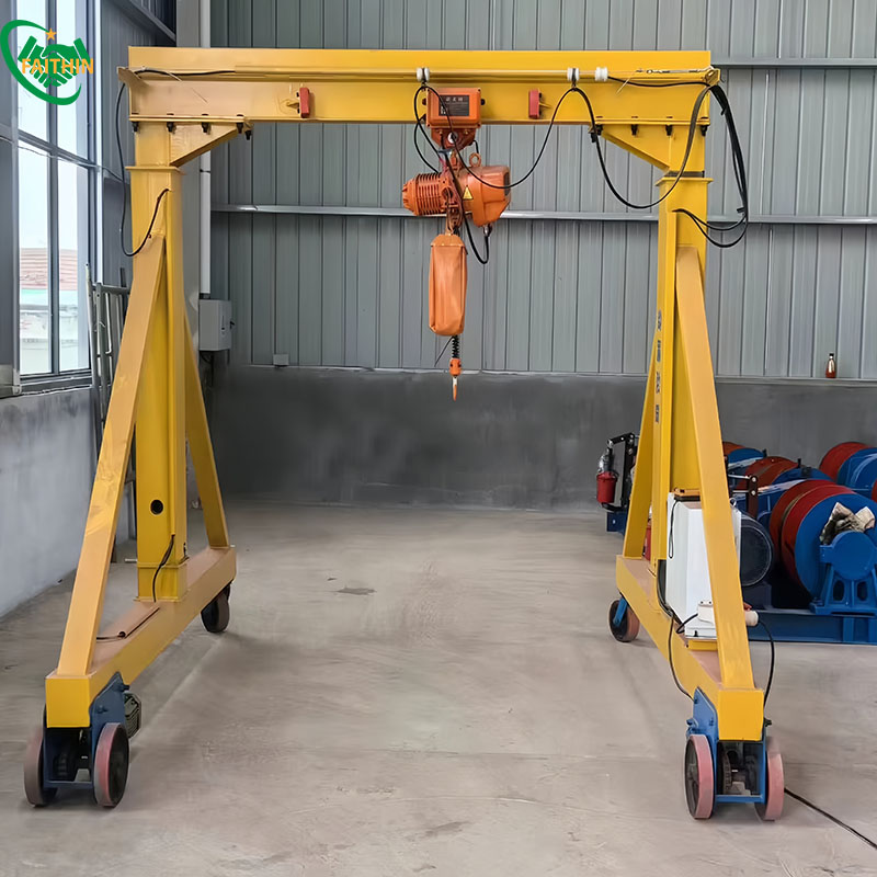 Gantry Cranes Single Girder Chinese Gantry Crane for Industrial Factory