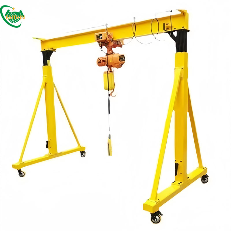 Mobile Portable Gantry Crane 1 Ton 3 Ton 10t Steel Gantry Crane