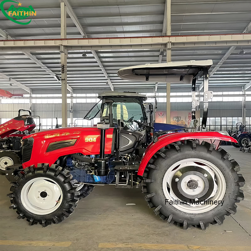 Cheap Chinese 25-30 HP Mini Four Wheel Farm Tractor 4 Wheel with Trailer