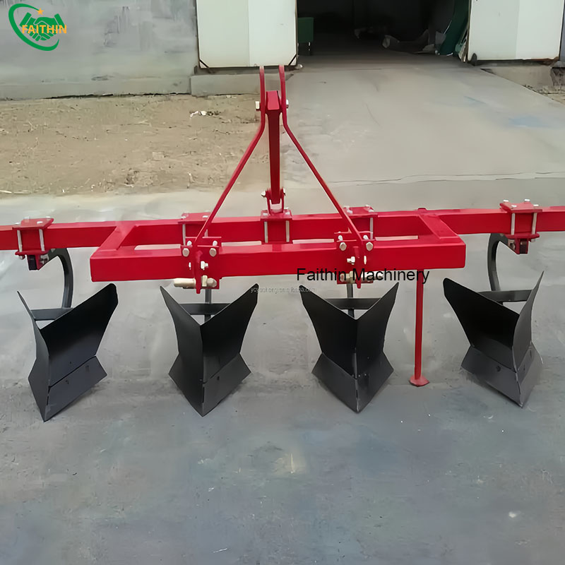 Ridge Plow With Four-Wheel Tractor Rear Suspension Double-Sided Plow Head