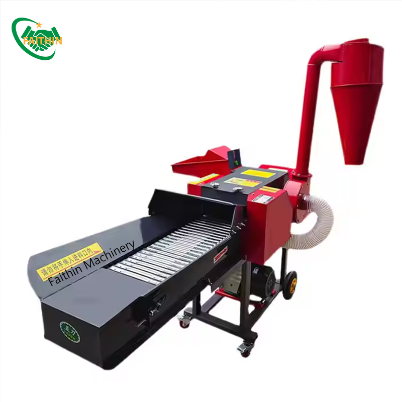 Animal Feed Straw Chopper Corn Stalk Forage Silage Shredder Crusher Farm Hay Grass Chaff Cutter Grinder Cutting Machine Price