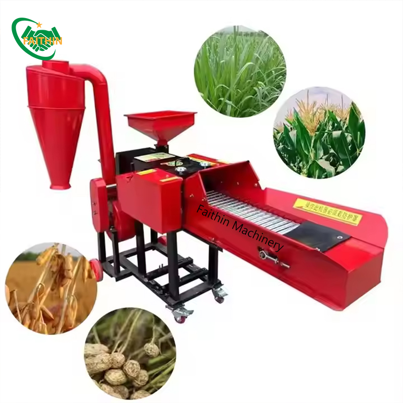 Factory Direct Supply Cow Sheep Animal Agricultural And Fodder Chaff Cutter Machine Feed Food Grass Rice Corn Chopper