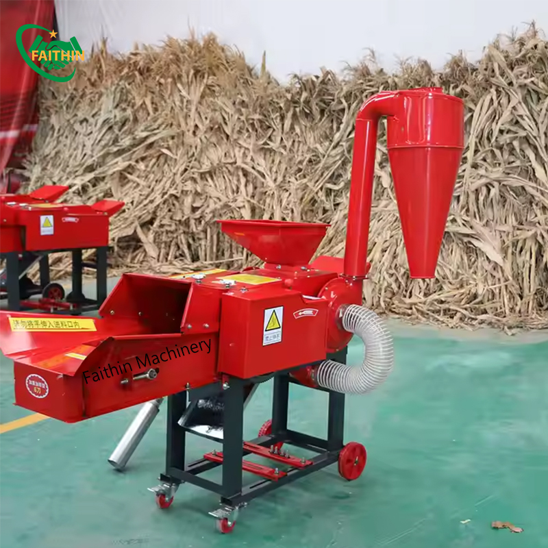 Farm Price Diesel Silage Patrol Electric Animal Grass Chopper Chaff Cutter Machine With Engine