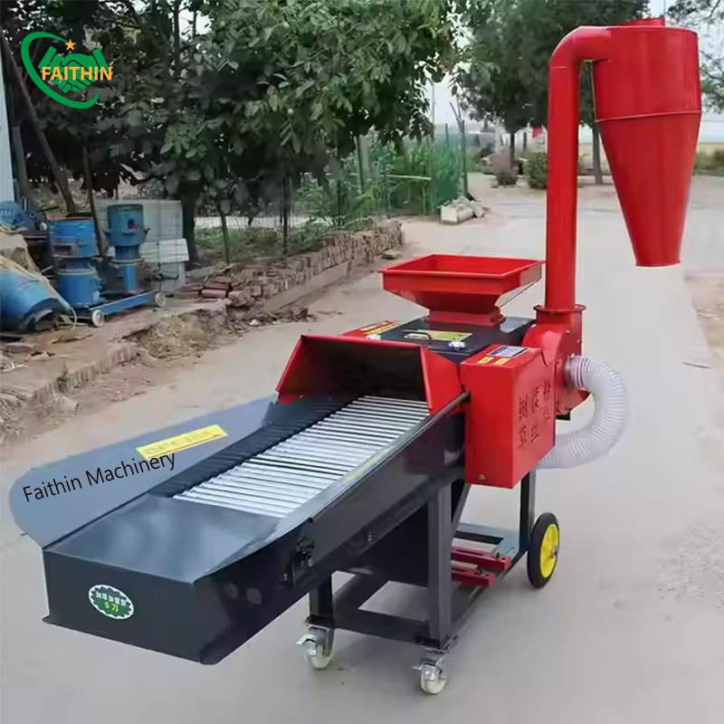 Farmland Widely Used Farm Equipment Hay Chaff Cutter Chopper Machine Grass Cutting Machine