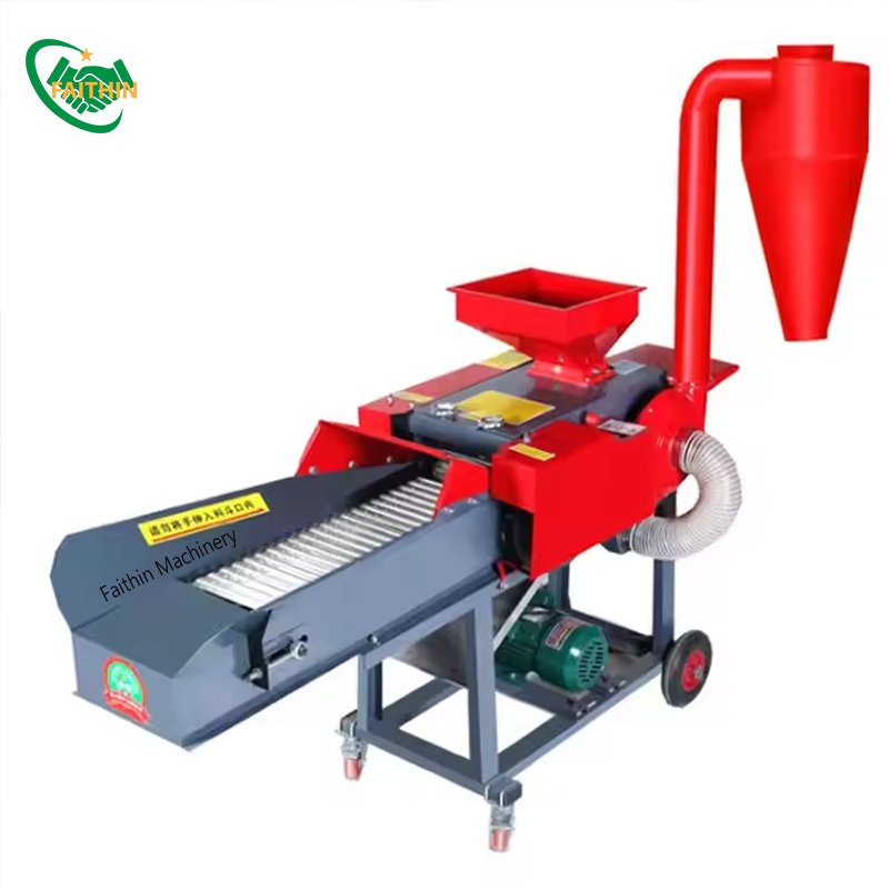 Factory Price Green Grass Cutter Machine Forage Peanut Shell Grass Cutting Machine Straw Cutter Machine 
