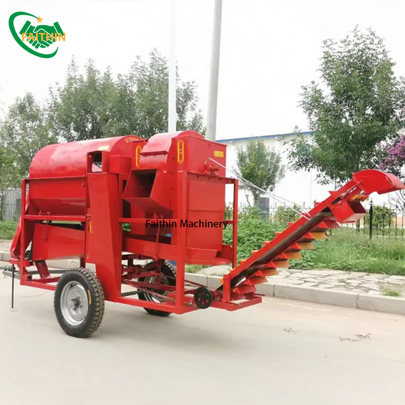 Industrial Earthnut Groundnut Harvesting Picker Peanut Picking Harvester Machine With Diesel Engine