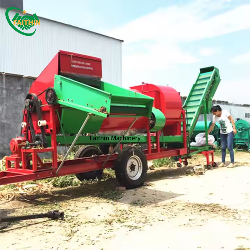 High Capacity Groundnut Picker Peanut Picking Machine Tractor Pto Mounted Diesel Engine Peanut Picker