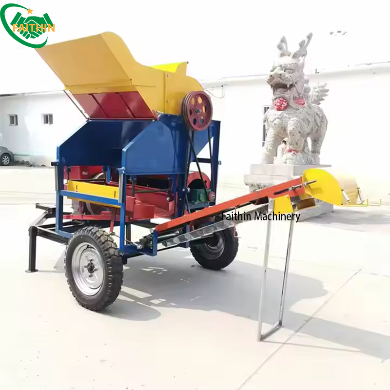 Diesel Groundnut Harvest Machine Agricultural Groundnut Picking Machine Farm Use Peanut Picker Machine