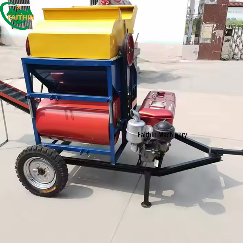 Groundnut Harvesting Machine Peanut Picker Seed Picking Cleaning Machine New Electric Peanut Thresher