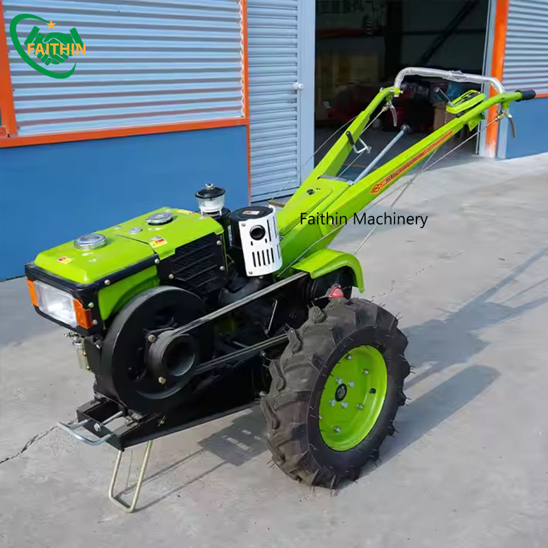 Factory Supply Walking Tractor Walking Tractor 8-22Hp Diesel Engine Power Tiller Hand