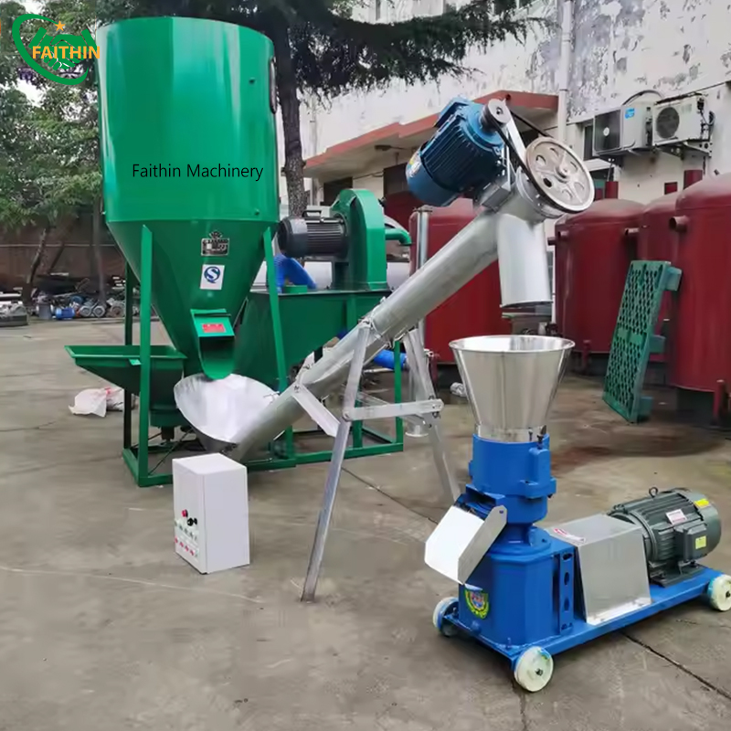 High Quality Animal Feed Making Machine Poultry Feed Pellet Product Line For Sale 
