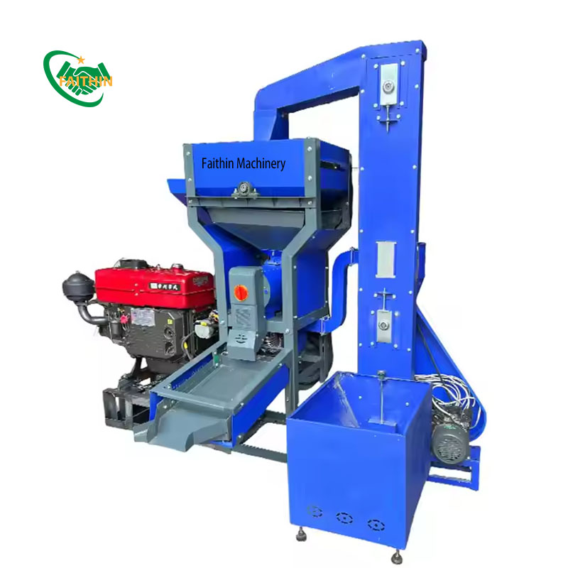 Combined Rice Mill Automatic Feeding And Crushing Integrated Machine Stone Removing Vibrating Rice Miller Peeling Rice Mill Machine