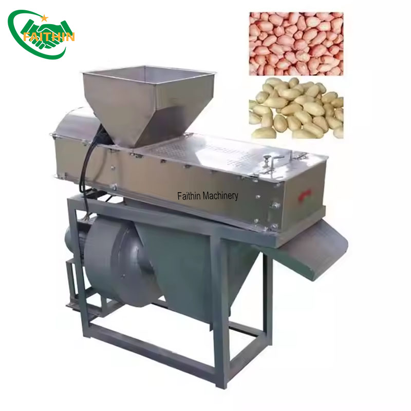 High Capacity Stainless Steel Groundnut Roasted Peeler Dry Peanut Skin Peeling Machine Peanut Skin Removing Machine 