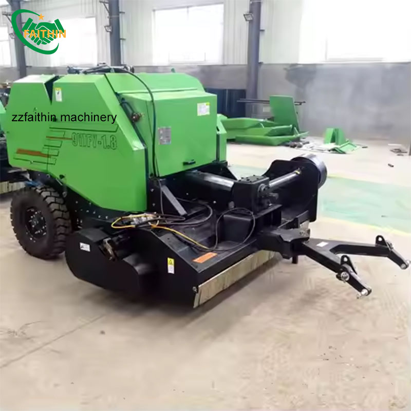 2025 New Cheap Price Hay and Straw Baling Machine Grass Baler mini Round Hay Baler Hay Baler Machine